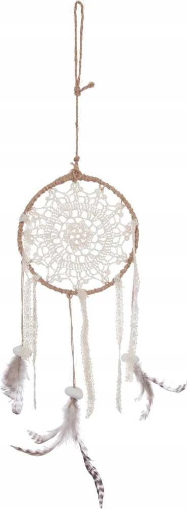 Atmosphera FOLK Wall Dream Catcher, Ø 16,5 x 56 cm, smėlio spalvos