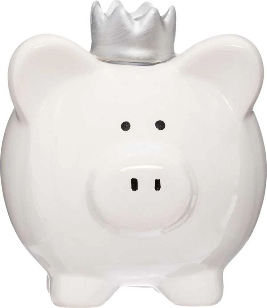 Atmosphera Piggy Bank su kukurūzais, balta spalva