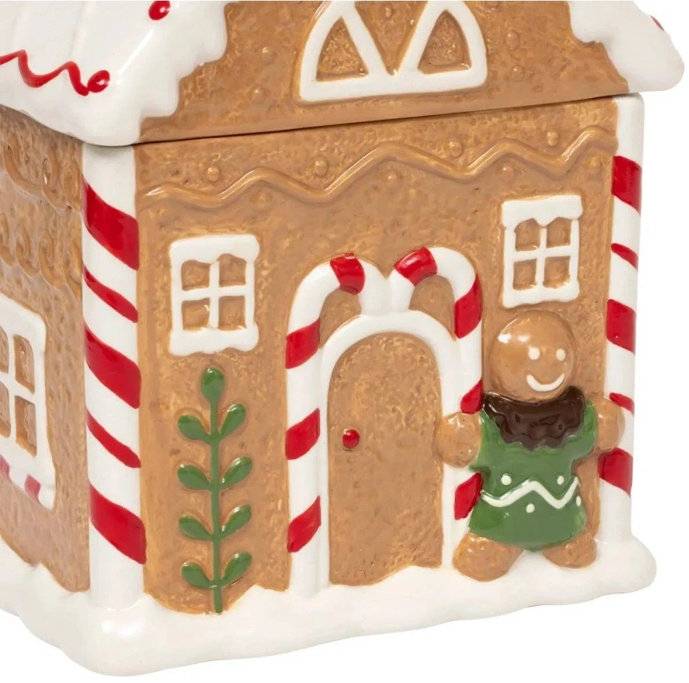 Atmosphera Gingerbread house-shaped cookie jar, 1.5 l