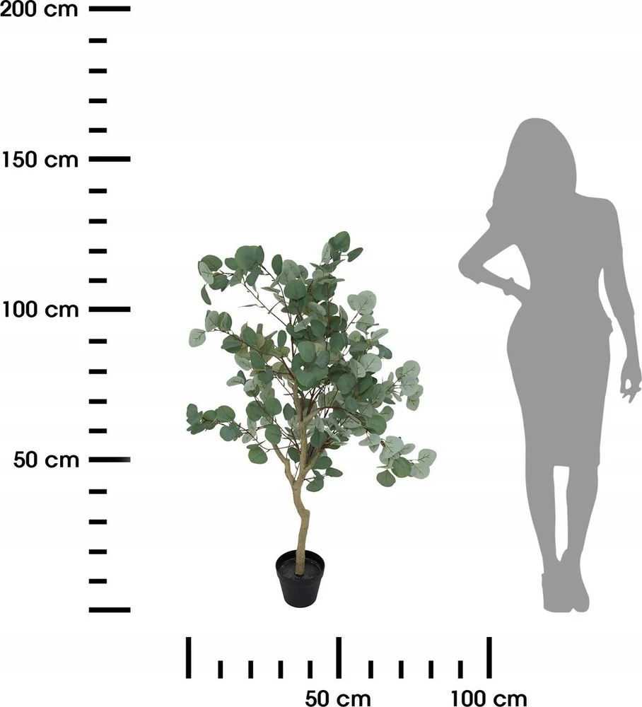 Atmosphera Dirbtinis eukalipto augalas, 127 cm