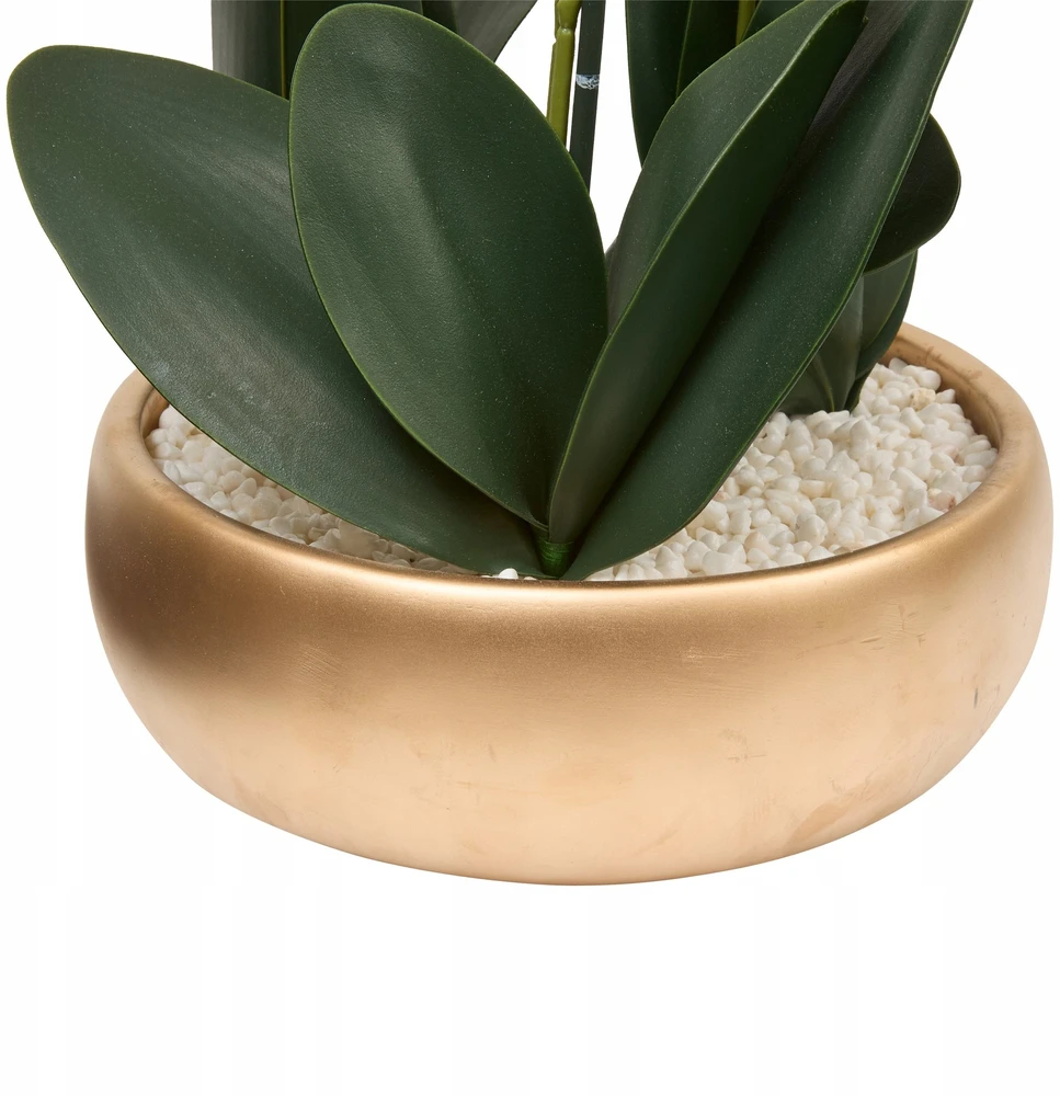 Atmosphera Dirbtinė orchidėja auksiniame vazone SANAE, aukštis 65 cm