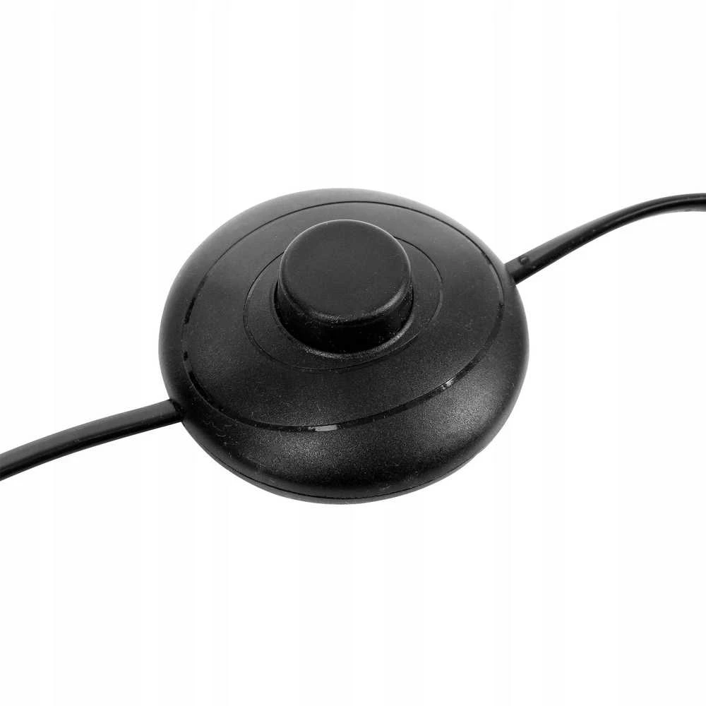 Atmosphera Lamp Pastatomas šviestuvas svetainei TOBIE su medvilniniu gaubtu, Ø 37 x 150 cm