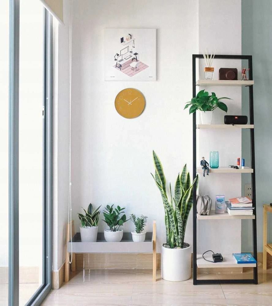 Atmosphera Tylus miegamojo sieninis laikrodis su tyliu mechanizmu, geltonas, Ø 30 cm