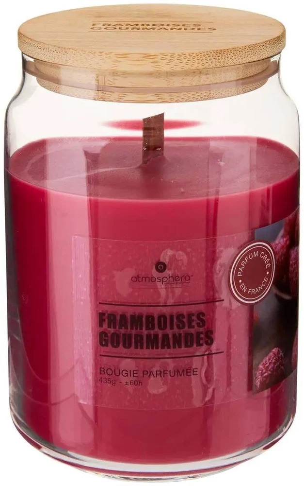 Žvakė. Aromatinė „Atmosphera Vicky“ aviečių skonio. 60 val. 435 g