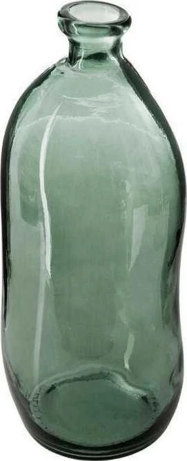 Atmosphera Smulkintų gėlių vaza, stiklinis butelis, chaki spalvos, 35 cm