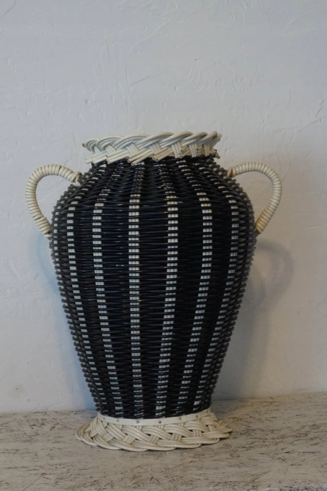 Atmosphera Dekoratyvinė vaza iš rotango pynimo Lour, 55 cm