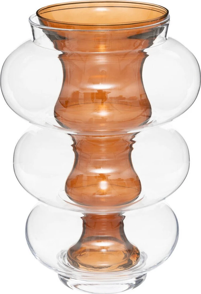 Atmosphera MATALI dvigubo stiklo vaza, 36 cm