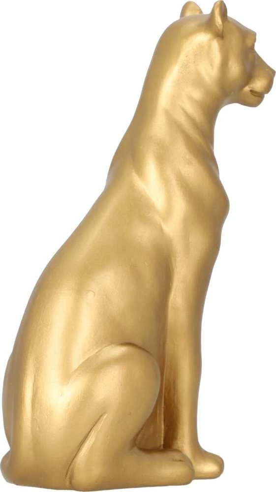 Atmosphera Złota figurka pantera, polyresin, aukštis 23 cm