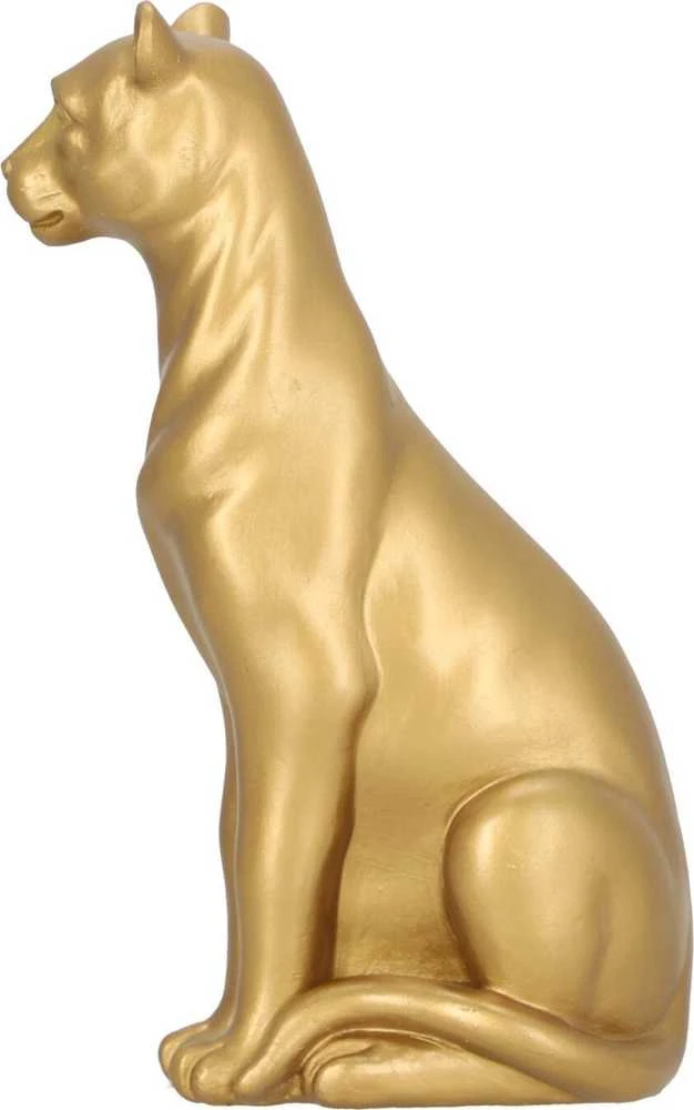 Atmosphera Złota figurka pantera, polyresin, aukštis 23 cm