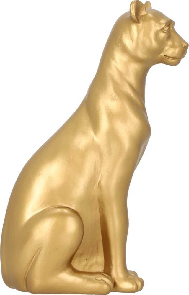 Atmosphera Złota figurka pantera, polyresin, aukštis 23 cm