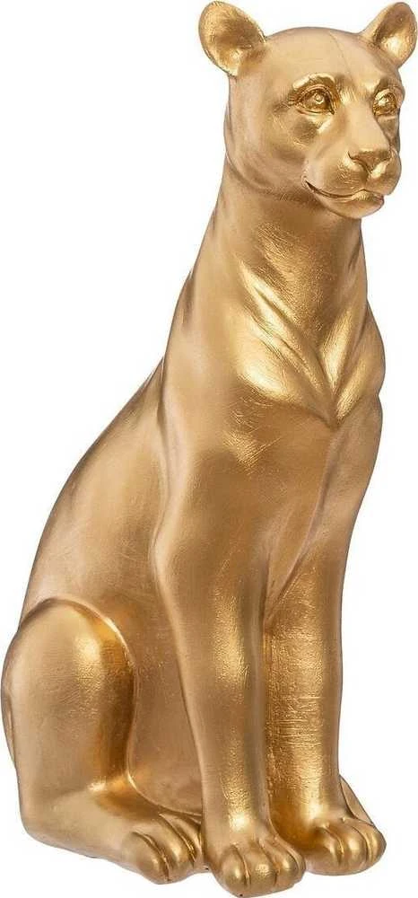 Atmosphera Złota figurka pantera, polyresin, aukštis 23 cm