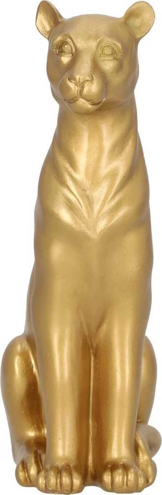 Atmosphera Złota figurka pantera, polyresin, aukštis 23 cm