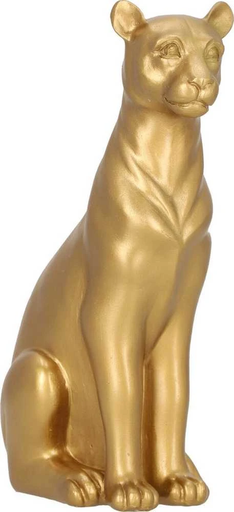Atmosphera Złota figurka pantera, polyresin, aukštis 23 cm