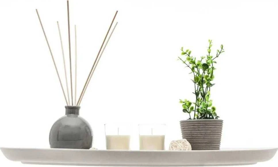Atmosphera Accent Žvakidė ir smilkalų žvakidė, medinė lėkštė su dekoratyviniu akcentu