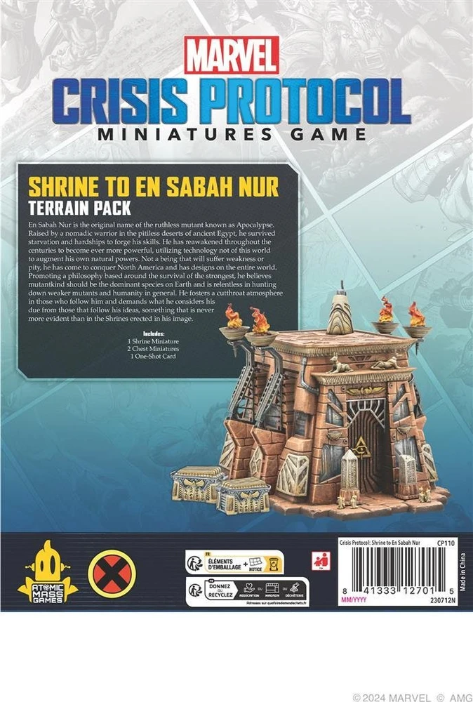 Atomic Mass Games Marvel: Crisis Protocol – En Sabah Nur Terrain Pack šventykla