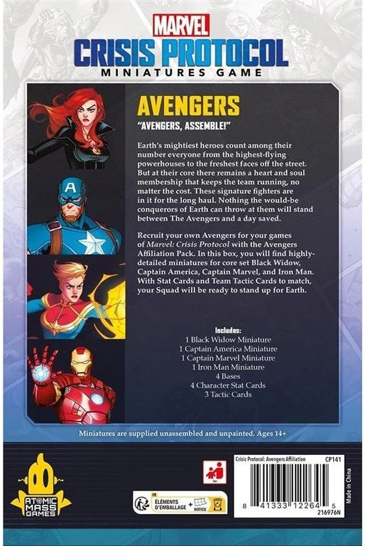 Atomic Mass Games Marvel: Crisis Protocol – Keršytojų komandos rinkinys