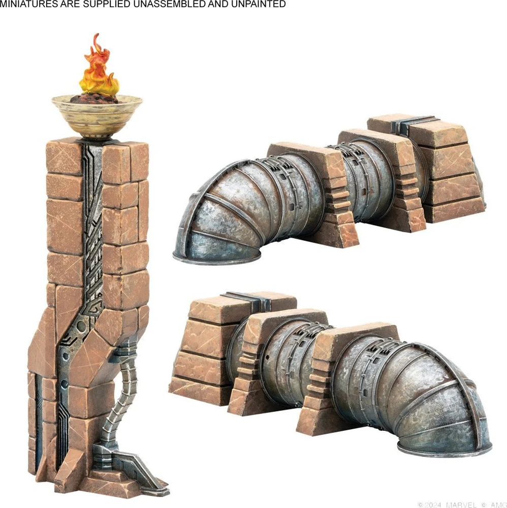 Atomic Mass Games Marvel: Crisis Protocol – Dark Future Terrain Pack