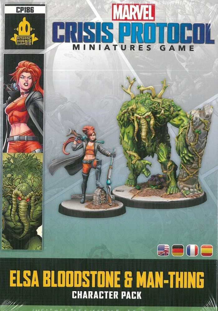„Atomic Mass Games“ „Marvel: Crisis Protocol“ – „Elsa Bloodstone“ ir „Man-Thin“ veikėjų rinkinys