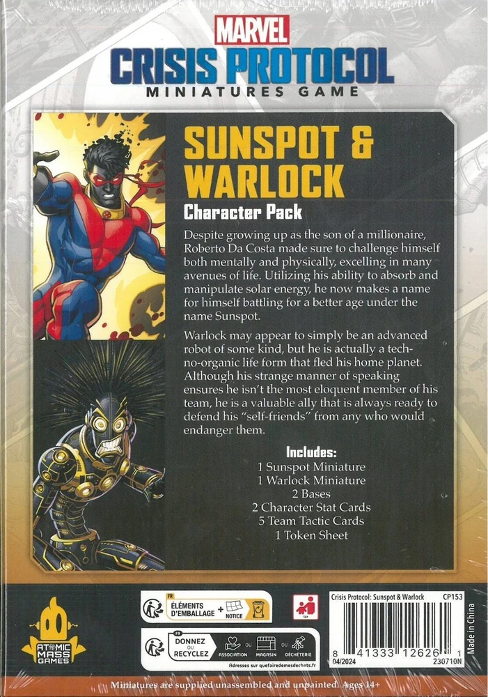 Atomic Mass Games Marvel: Krizės protokolas – Saulės dėmė ir burtininkas