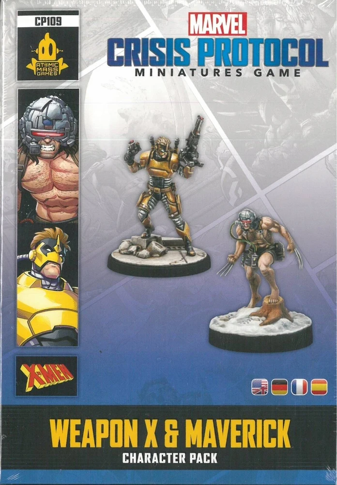Atomic Mass Games „Marvel“: Krizės protokolas – Ginklas X ir Maverickas