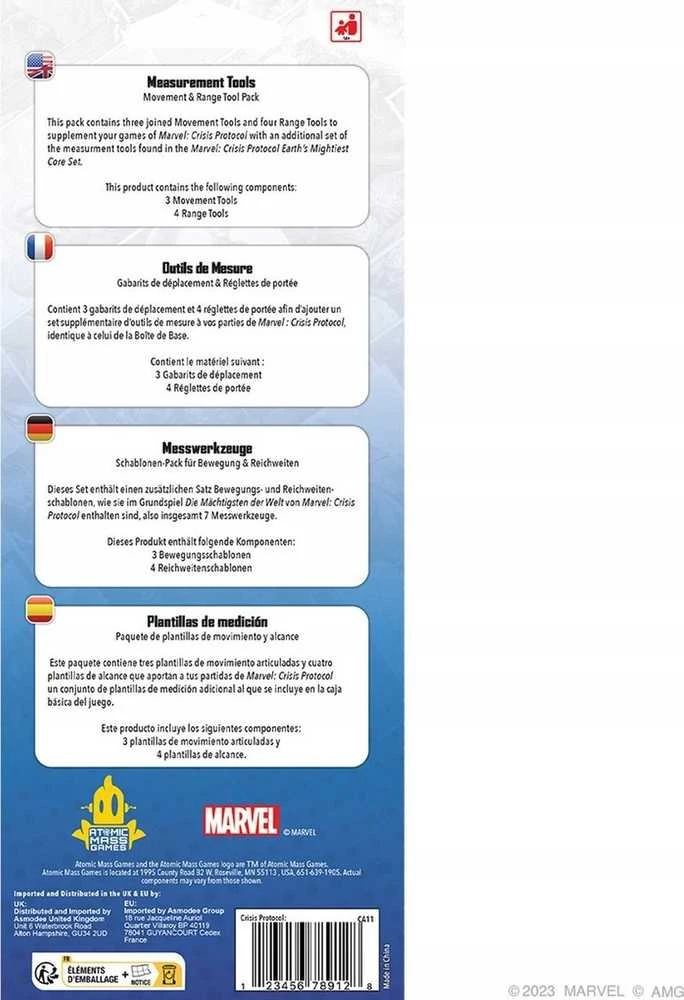 Atomic Mass Games „Marvel“: Krizių protokolas – judėjimo ir nuotolio įrankiai