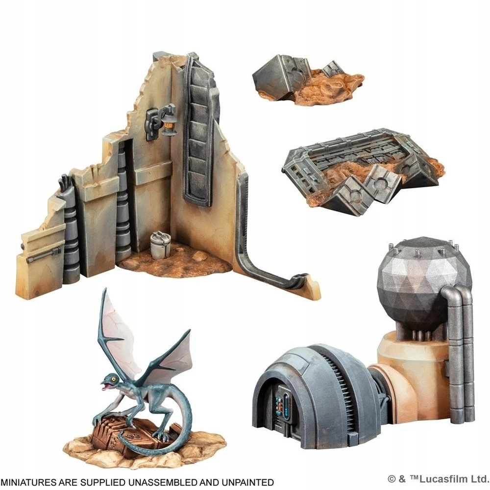 Atomic Mass Games Star Wars Legion 2.0: Galaktinės kovos lauko reljefo pradinis rinkinys