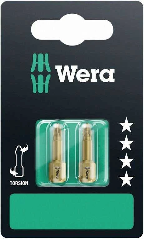 Grąžtas Atsuktuvo antgaliai Wera Torsion 2 vnt PZ1 x 25mm