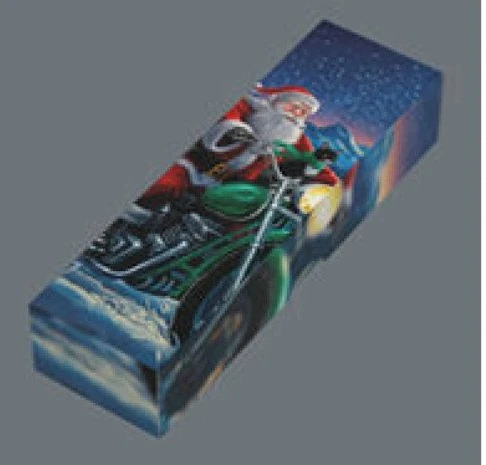 Atsuktuvo rankena su dėtuve 6 1/4 colio antgaliams, „Kraftform Kompakt 27 Set 1 Christmas 2025“, WERA [05135821001] kalėdinėje pakuotėje, dovana