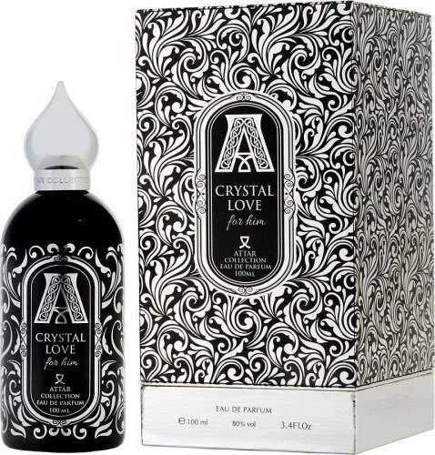 Attar Collection Crystal Love EDP parfumuotas vanduo vyrams, 100 ml