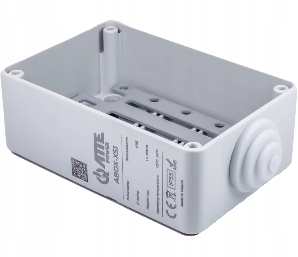 TELETECHNINIS KORPUSAS ABOX-XS1 125 x 85 x 55 mm ATTE
