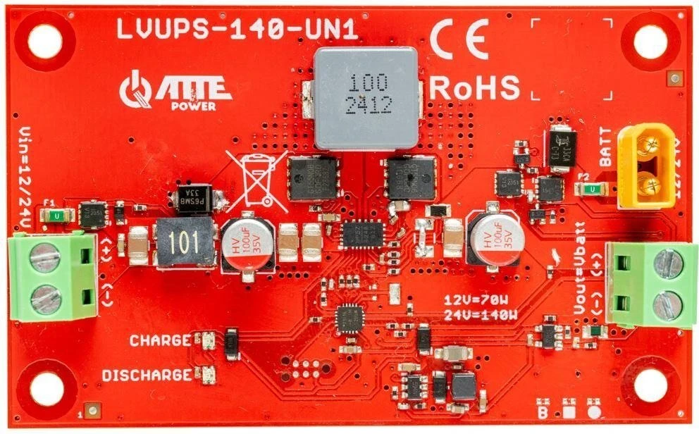 UNIVERSALUS BUFERINIS MODULIS AUTOMOBILIUI MONTUOTI LVUPS-140-UN1-OF ATTE
