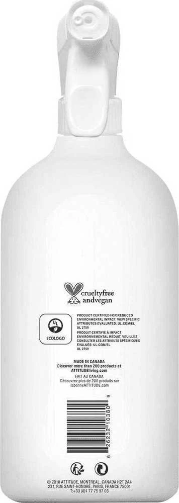 Attitude, dušo valymo skystis, citrinos žievelės kvapo, 800 ml (ATT03800)
