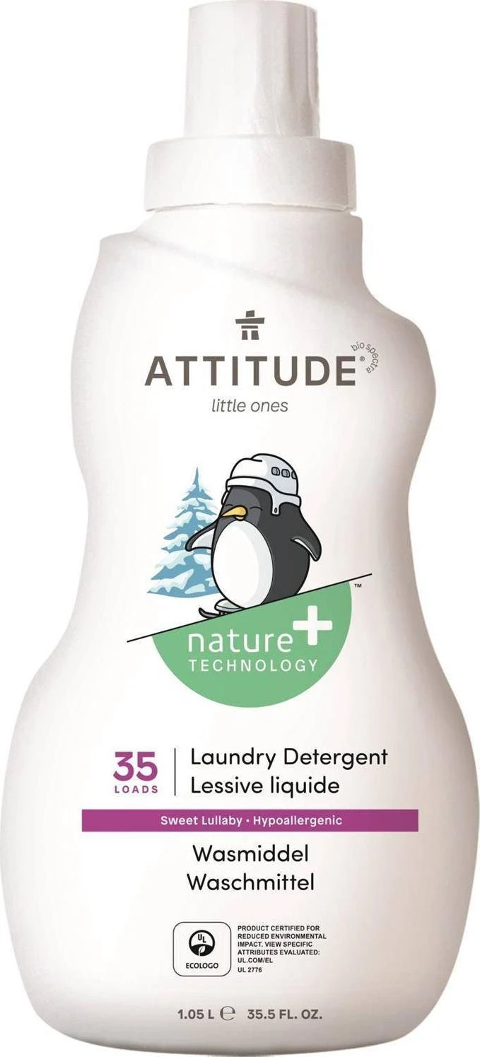 „Attitude“, „Sweet Lullaby“ kūdikių skalbiklis, 35 skalbimai – 1050 ml