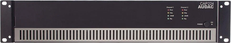 Audac AUDAC CAP224 Dviejų kanalų galios stiprintuvas 2 x 240W 100V