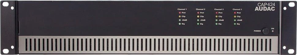 Audac CAP424 keturių kanalų galios stiprintuvas 4x240W 100V