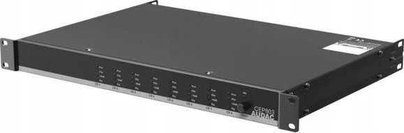 Audac CEP803 aštuonių kanalų stiprintuvas, 8 x 30 W, 70/100 V, 4 omai