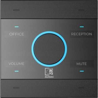 Audac AUDAC NCP105/B Universal PoE tinklo plokštė, juoda versija