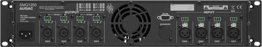 Audac AUDAC SMQ1250 WaveDynamics™ keturių kanalų galios stiprintuvas 4 x 1250 W