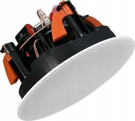 Audac CELO5I/W Wysokiej klasy 2-drożny 5'' głośnik sufitowy Wersja balta - 8Ω (RAL9016 + Logo)''
