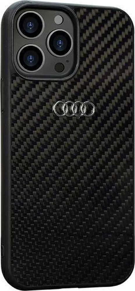 Dėklas Apple iPhone 13 Pro Max Audi Carbon Fiber (AU-TPUPCIP13PM-R8/D2-BK) juodos spalvos