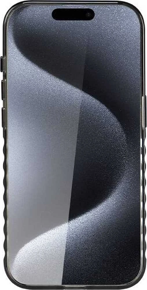 Audi IML Big Logo MagSafe Dėklas Apple iPhone 15 Pro 6.1″ juodos spalvos hardcase AU-IMLMIP15P-Q5/D2-BK