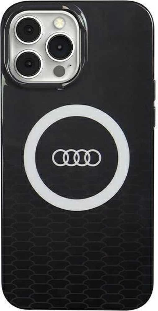 Dėklas Apple iPhone 13 Pro Max Audi IML Big Logo MagSafe (AU-IMLMIP13PM-Q5/D2-BK) juodos spalvos
