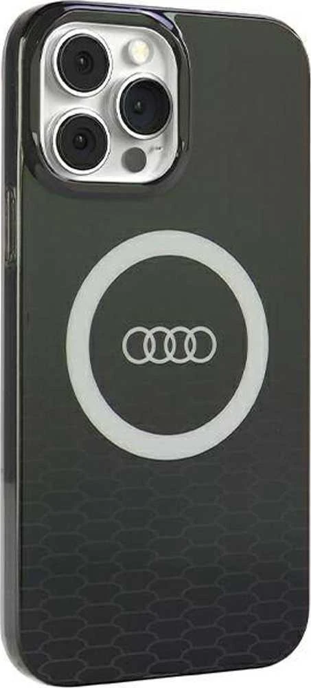 Dėklas Apple iPhone 13 Pro Audi IML Big Logo MagSafe (AU-IMLMIP13P-Q5/D2-BK) juodos spalvos