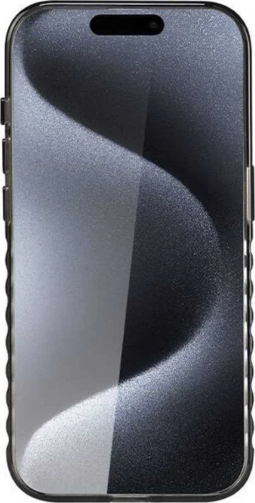 Audi IML Big Logo MagSafe Dėklas Apple iPhone 15 Pro Max 6.7″ juodos spalvos hardcase AU-IMLMIP15PM-Q5/D2-BK