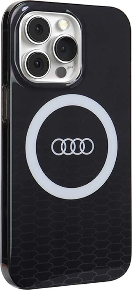 Dėklas Apple iPhone 13 Pro Audi IML Big Logo MagSafe (AU-IMLMIP13P-Q5/D2-BK) juodos spalvos