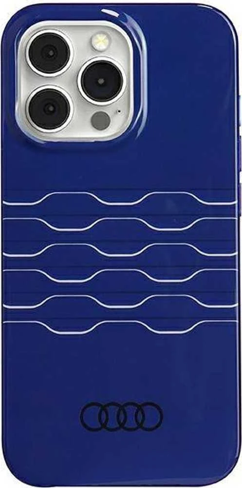 Audi IML MagSafe Dėklas Apple iPhone 13 Pro Max 6.7″ mėlynos spalvos hardcase AU-IMLMIP13PM-A6/D3-BE