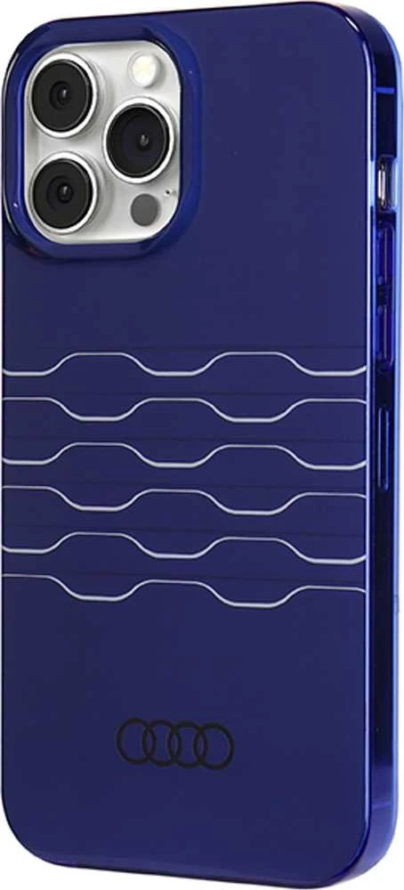Audi IML MagSafe Dėklas Apple iPhone 13 Pro Max 6.7″ mėlynos spalvos hardcase AU-IMLMIP13PM-A6/D3-BE