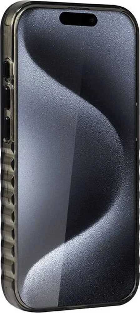 Audi IML MagSafe Dėklas Apple iPhone 15 Pro 6.1″ juodos spalvos hardcase AU-IMLMIP15P-A6/D3-BK