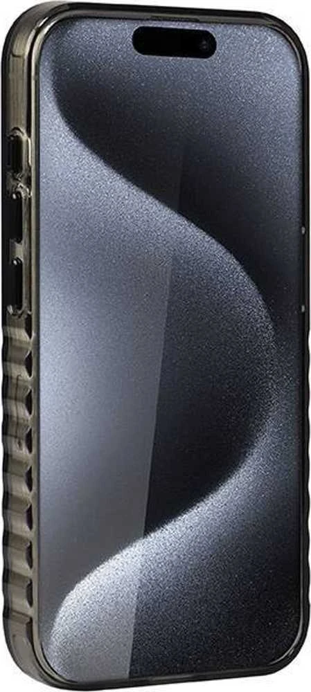 Audi IML MagSafe Dėklas Apple iPhone 15 Pro Max 6.7″ juodos spalvos hardcase AU-IMLMIP15PM-A6/D3-BK