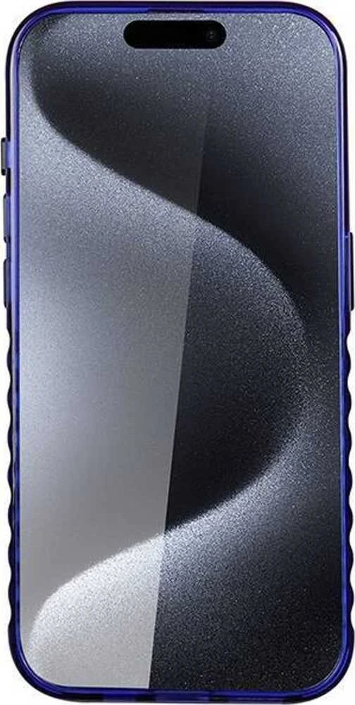 Audi IML MagSafe Dėklas Apple iPhone 15 Pro 6.1″ mėlynos spalvos hardcase AU-IMLMIP15P-A6/D3-BE